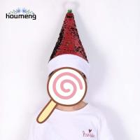 HOUMENG โบว์น๊อต หมวกคริสต์มาส ผ้ากำมะหยี่กำมะหยี่ เขากวางเขากวาง หมวกกวางสีแดง พักผ่อนยามว่าง สไตล์เกาหลีแบบ หมวกหมวกซานต้า ฤดูหนาว/ฤดูใบไม้ร่วง