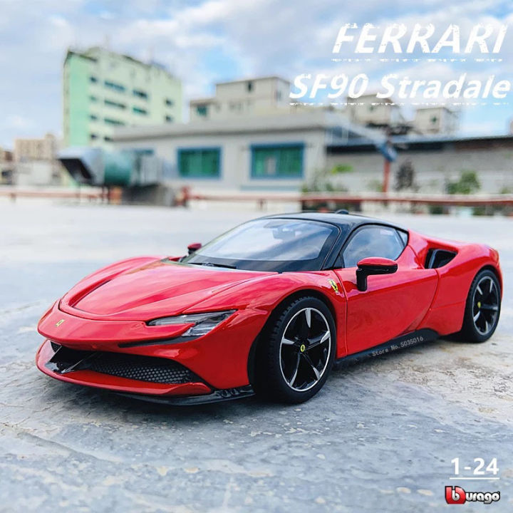 Mô hình xe Ferrari SF90 Stradale 124 Bburago chính hãng giá rẻ