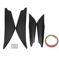 brand new 4Pcs Front Bumper Canards Splitter Body Diffuser Fins Body Spoiler Canard Universal Fit for Any Car