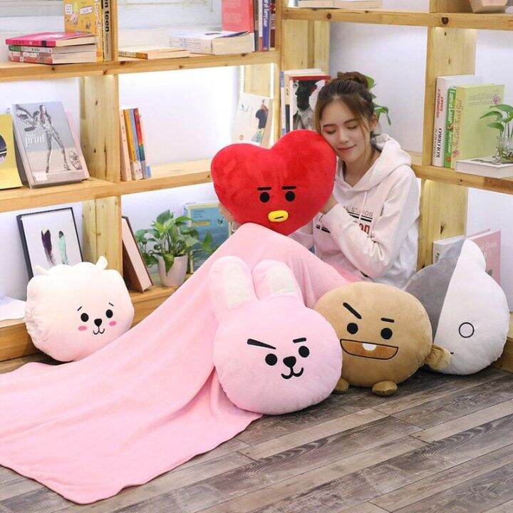 KPOP BTS Bangtan Boys Bt21 Pillow Cushion Plush Toy Doll Home Decor