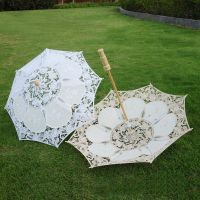 【CW】 Umbrella Parasol for Wedding Decoration Photography Sunshade 26cm Length