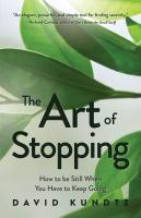 หนังสืออังกฤษใหม่ The Art of Stopping [Paperback]