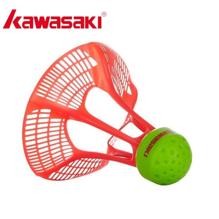 kwasaki-2022-new-original-airshuttle-outdoor-badminton-airshuttle-plastic-ball-nylon-shuttlecock-badminton-ball-3pcs-pack