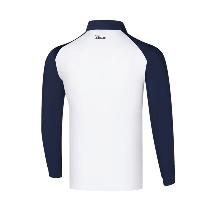 new-titleist-เสื้อยืดโปโล-แขนยาว-ระบายอากาศ-แบบแห้งเร็ว-เหมาะกับฤดูใบไม้ร่วง-สําหรับผู้ชาย-ใส่เล่นกีฬากอล์ฟ