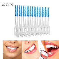 40Pcs Interdental Brush Elastic Massage Soft Toothpick Oral Care Cleaning Tools