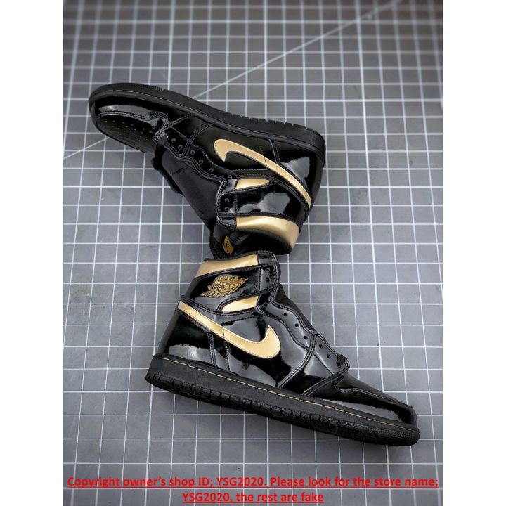 hot-original-nk-ar-j0dn-1-high-o-g-black-gold-patent-leather-basketball-shoes-skateboard-shoes-free-shipping