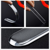 Car Door Edge Guard Transparent Anti-Collision Strips Rubber Stickers Edge Protection Guards Rear View Mirror Strip