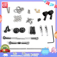 WPL เกียร์สีดำโลหะ OP Accessory สำหรับ1/16 4WD B1 B14 B24 C14 C24 C34 MN D90 91 96 99 99S ชิ้นส่วนรถยนต์ RC