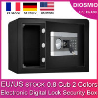 DIOSMIO 0.8 Cub Eu/us Stock Safe Cabinet Security Box Electronic Digital Lock Box With Keypad LED Indicator Fireproof Waterproof