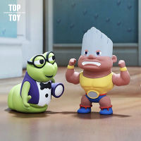 TOPTOY 4 Woody Buzz Lightyear Q Version Action Anime Figures Mini Dolls Kids Toy Model Children