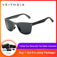 VEITHDIA แว่นกันแดด Polarized แฟชั่น ถนอมสายตา ผลิตจากวัสดุแมกนีเซียมอลูมิเนียม แว่นตากันแดด แว่นโพลาไรซ์ ใส่ได้ทั้งผู้หญิงและผู้ชาย – 2140