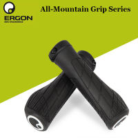 ERGON จักรยาน H Andlebar G Rip GA3 GE1 GA20ลื่นจับยาง MTB ขี่จักรยานนุ่มจับมือจับจักรยานบาร์ End เมามือครอบคลุม