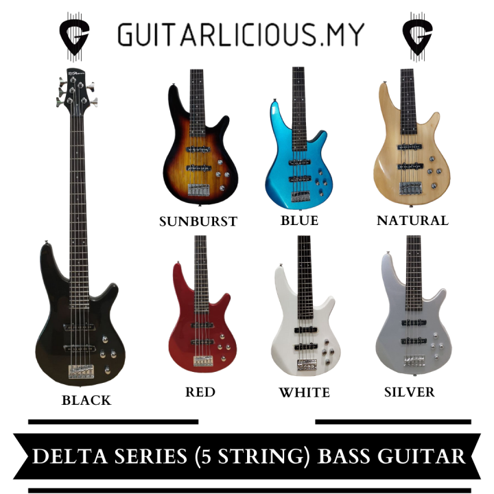 DELTA5 Series 5 String Bass Guitar (RCStromm / Gamma / KB03 / MB205