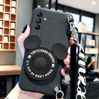 เคสโทรศัพท์ Samsung Galaxy S23 Fe พร้อมตัวยึดสายยาวที่สามารถปรับได้หูกระต่ายน่ารักกันสกปรก TPU ปลอกนิ่มเคส Samsung S23 Fe เคสโทรศัพท์ฝาครอบหุ้ม