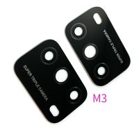 【✲High Quality✲】 diyi45718 2ชิ้น5ชิ้น10ชิ้นสำหรับ Xiaomi Mi Poco M3หลังฝาปิดเลนส์กระจกกล้องถ่ายรูปด้านหลังพร้อมสติกเกอร์กาว