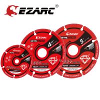 EZARC Diamond Cutting Wheel 3 x 3/8 Inch 4-1/2 5 x 7/8 Inch for Metal Cut Off Wheel with 5000 Cuts on Rebar Steel Iron INOX