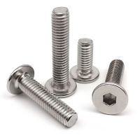 1/5/10/50pc CM M1.6 M2 M2.5 M3 M4 M5 M6 M8 304 A2 Stainless Steel Hex Hexagon Socket Ultra Thin Flat Wafer Head Allen Bolt Screw Nails Screws  Fastene