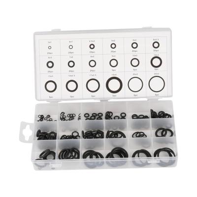 225Pcs Rubber O Ring Oil Resistance O-Ring Washer Seals Watertightness Assortment Different Size With Plactic Box Kit Set Gas Stove Parts Accessories