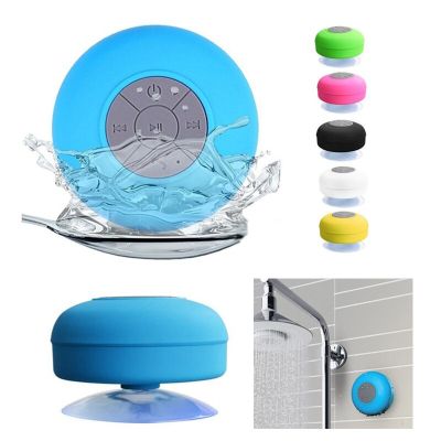 Portable Speaker Wireless Waterproof Shower Speakers for Phone Bluetooth-compatible Hand Free Car Speaker Loudspeaker Wireless and Bluetooth SpeakersW