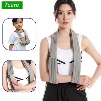 Tcare Arm Sling - Medical Support Strap for Broken &amp; Fractured Bones - Rotator Cuff Full Soft Immobilizer - for Left, Right Arm
