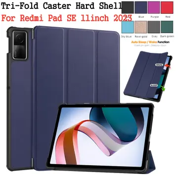 For Xiaomi Redmi Pad SE Tablet Case 2023 Magnetic Tri-Folding Stand Cover  For Redmi Pad SE 11 Inch Smart Case Protective Shell