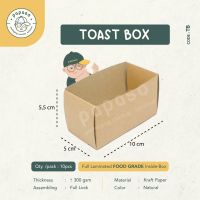 Bread Box Toast Box Bread Box (TB) Kraft Full Laminating 1 Side Inner (Min. Order 1pack10pcs)