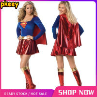 ร้อน, ร้อน★Adult Superwoman Dress Cosplay Costumes Super Girls Dress Shoe Covers Suit Superhero Wonder Woman Super Hero for Kids Halloween
