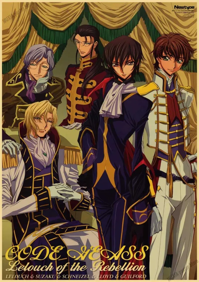  Code Geass Lelouch of the Rebellion Japanese Anime Series  Poster 24in x 36in: Posters & Prints