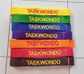 Đai Màu Thêu Taekwondo