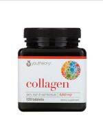 Youtheory Collagen Advanced Formula (120 Tablets) : ฟื้นฟูผิว ผม เล็บ revitalizes skin, hair &amp; nails , fights the effects of aging , replenishes collagen เติมเต็มคอลลาเจนให้สมบูรณ์ , supports tendons &amp; ligaments , boosts protein intake