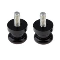 2Pcs Universal M8 Aluminum Alloy Motorcycle Swingarm Spool Paddock Stand Bobbins  Power Points  Switches Savers