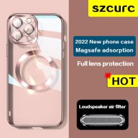 New magsafe High-end luxury For iPhone 12 Pro Max iphone 13 11 Phone case Magnetic suction anti fall ultra-thin protective cover