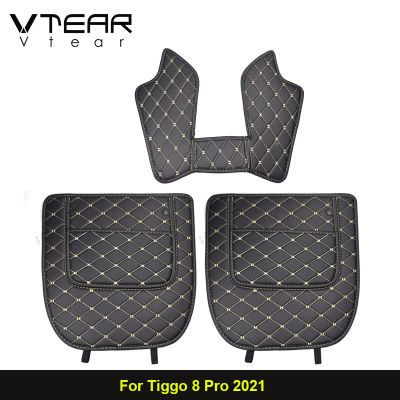 Vtaer Car Seat Rear Anti-Kick Cover Trim Accessories Anti-Dirty Pad Decoration Interior Parts For Chery Tiggo 8Tiggo 8 Pro