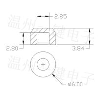 Holiday Discounts A63 Touch Switch Round Head Transparent Soft Silicone Button Cap Fit 6 × 6 Switch Series