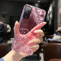 สำหรับSamsung Galaxy S20 FE 4G 5G Case,แฟชั่นน่ารักGlitter Sparkle Star Spaceฟอยล์เคสโทรศัพท์ใสนุ่มยางซิลิโคนTPUกันชนBlingกันกระแทกเคสป้องกันสำหรับSamsung S20พัดลมEdition SM-G780F