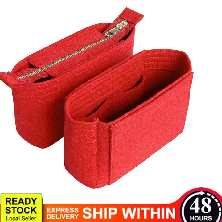 Felt Liner Bag For Bag, Portable Purse Organizer Insert, Multi Pockets  Cosmetic Storage Bag In Bag - Temu Cyprus