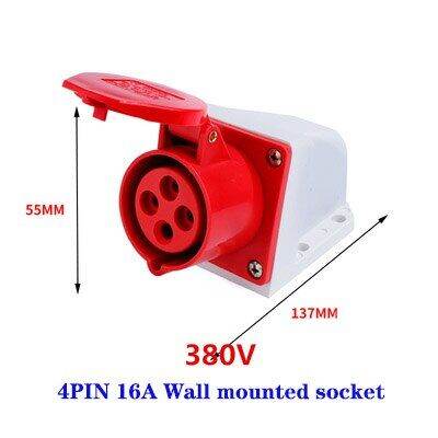 limited-time-discounts-industrial-plug-socket-wall-mount-socket-3pin-4pin-5pin-16a-32a-electrical-connection-220v-380v-waterproof-ip44