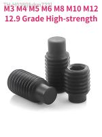 M3 M4 M5 M6 M8 M10 M12 12.9 Grade Convex End Set Screws Hex Hexagon Socket Headless Machine Rice Tight Top Bolt