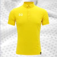 Warrix เสื้อโปโล รุ่น BUBBLE WA-3324 สีเหลือง Y2 (WA-3324 Y2)