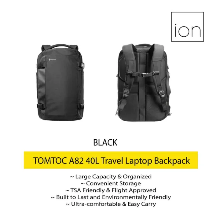 TOMTOC A82 40L Travel Laptop Backpack | Lazada