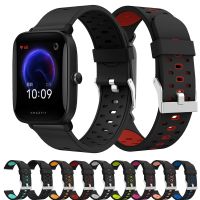 LASGO สายนาฬิกาข้อมือซิลิโคนสําหรับ Huami Amazfit Bip U Pro Pop 1s Gts 2 20 มม .