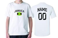 Style Tshirt Print For Male Jamaica Tee Shirt Flag Country Pride Add Your Namenumbercreate Your Owe T