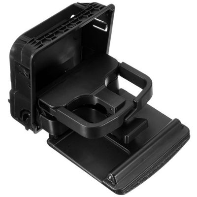 Black Car Central Console Armrest Rear Cup Holder Box for VW Golf MK5 MK6