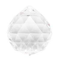 40MM Feng Shui Faceted Decorating Crystal Pendant Ball(Clear)