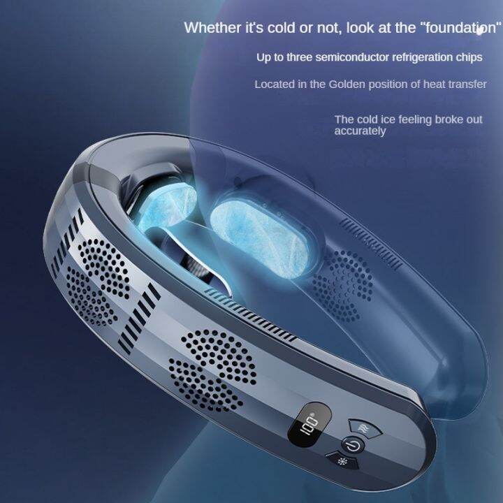 yf-usb-hanging-neck-fan-mini-air-conditioner-portable-ventilation-with-led-display-bladeless-warm-and-cool-for-sports