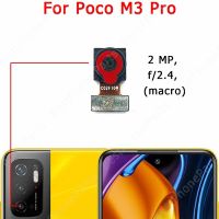 อะไหล่กล้องหน้าหลังของแท้สำหรับ M3 Mi Poco Pro M3pro ด้านหลังหันหน้าไปทางด้านหลังโมดูลกล้องหลังเซลฟี่ด้านหน้า