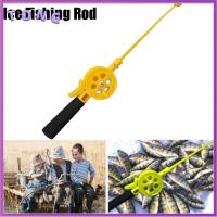 TONG Portable Spinning Plastic Retractable Winter Reels Ice Fishing Rods Pen Pole