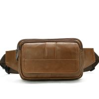 WESTAL Mens Waist Bags Genuine Leather Male Fanny Pack Phone Belt Bag Men Hip Bags Pouch Money Belt Bags Sport Waist Pack 8966