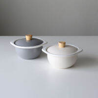 FUJIHORO - COTTON 15 CM.COCOTTE POT หม้อเอนาเมล