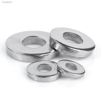 ﹉♀ M3/M4/M5/M6/M8/M10-M24 Thickening Flat Washer 304 Stainless Steel Fat Washer Metal Gasket Meson Plain Washers